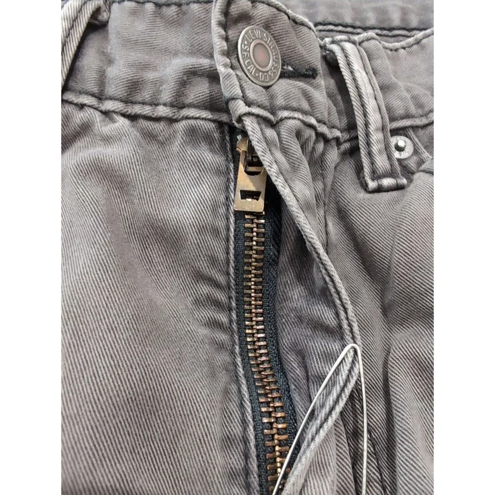 LEVI'S 514 DENIM JEANS MENS SIZE 34X30 MEDIUM WASH GRAY STRAIGHT GUC